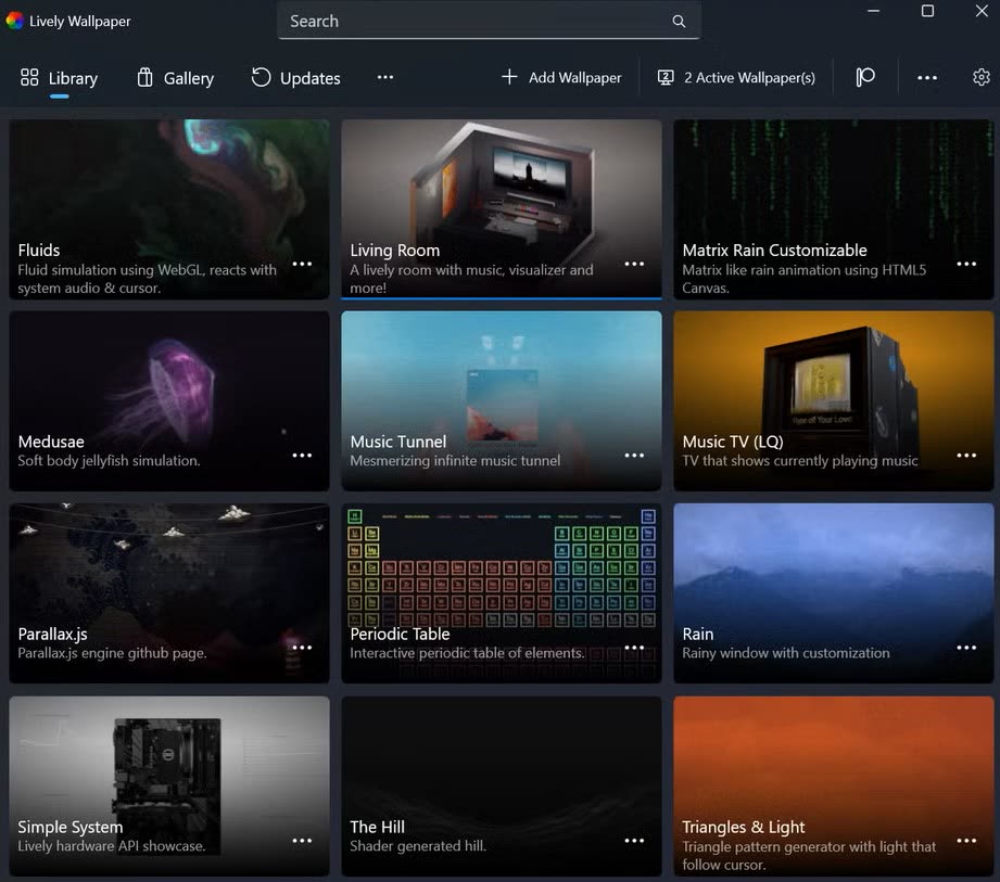 Lively Wallpaper 桌面与动态背景